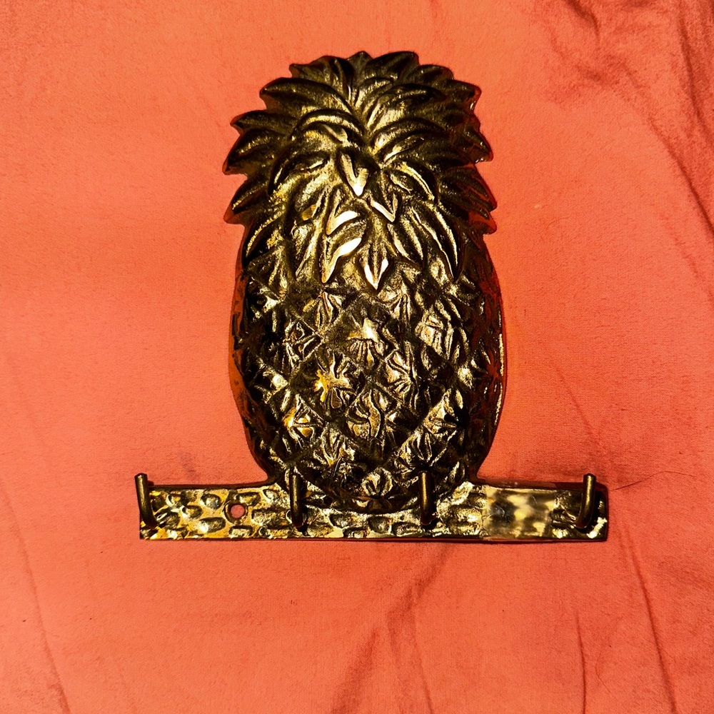 NOT FOR SALE!! Can’t locate right now…VINTAGE BRASS PINEAPPLE HOOK!!